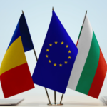 Флаги Румынии и Болгарии